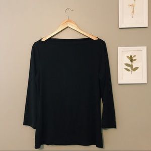 Boat neck top